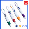 Top quality four colors plastic ball pen